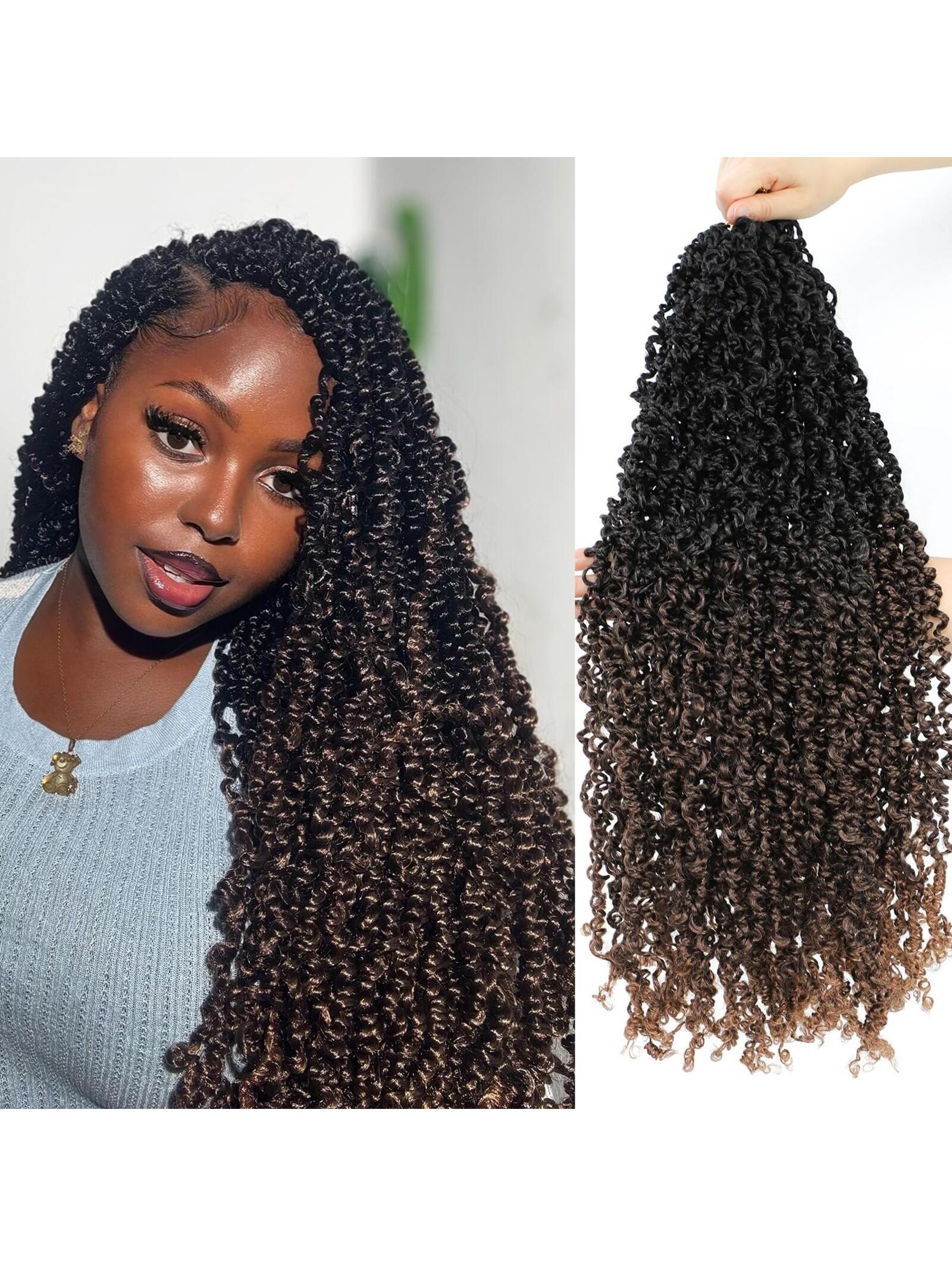 Nwt Soku Mini Passion Twist Crochet Hair, 20", 8 Packs Pre Twisted Senegalese